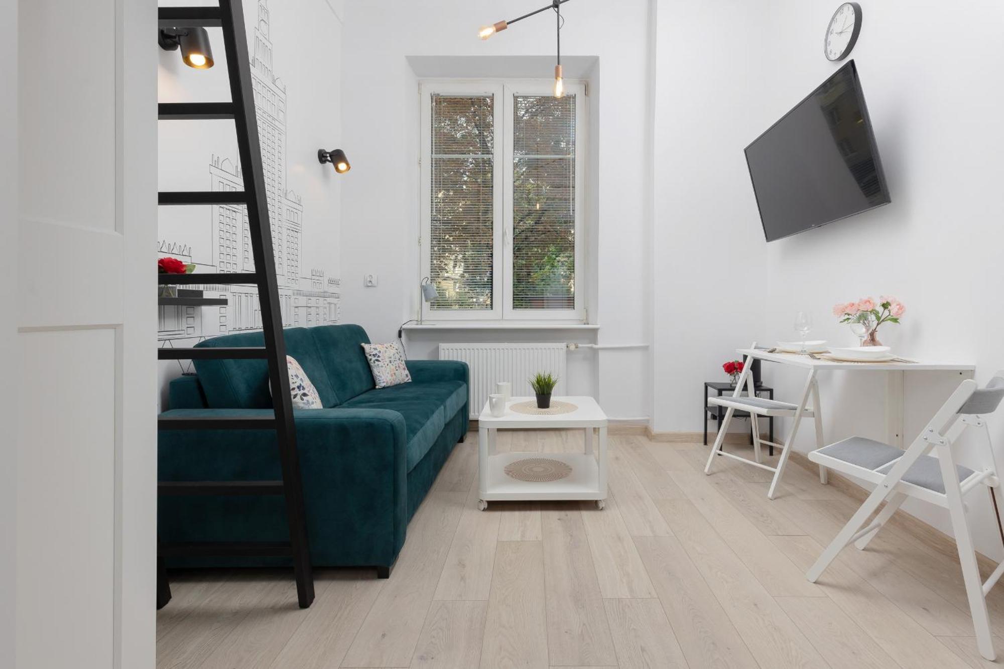 Aleja Wyzwolenia Studio with Mezzanine Warsaw Downtown by Noclegi Renters 외부 사진
